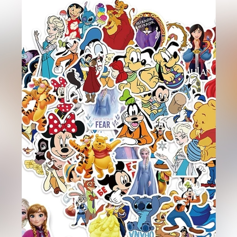 5 pack of Disney stickers, Help me get to 15 Sales​​​​ - Picture 3 of 3